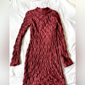 Maeve wine colored dress - small